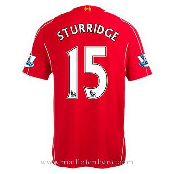 Maillot Liverpool Sturridge Domicile 2014 2015